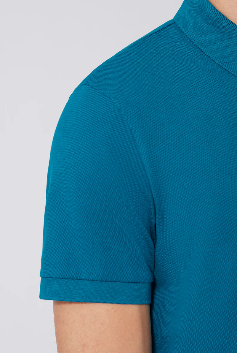 VISDRY™ Pique Polo | Teal TQE060 - Image 5