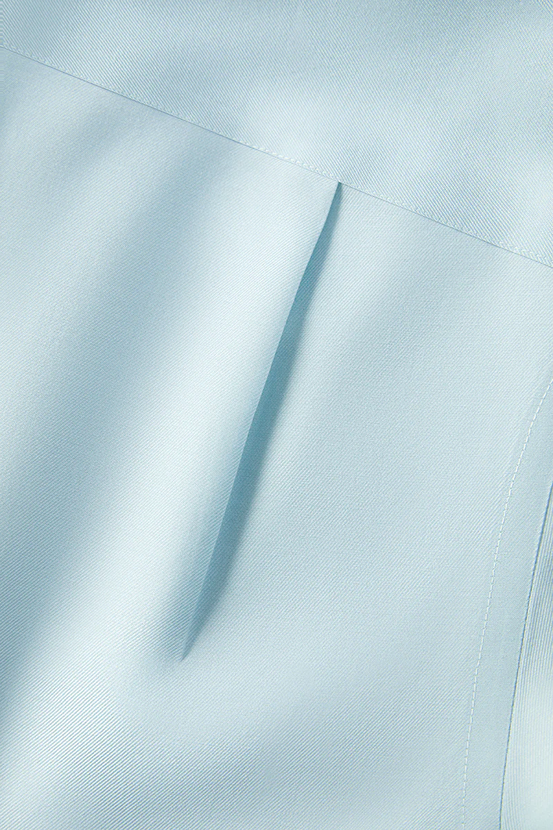 VISDRY™ Twill Button-Down Smart Shirt | Mint 7560NZ - Image 12
