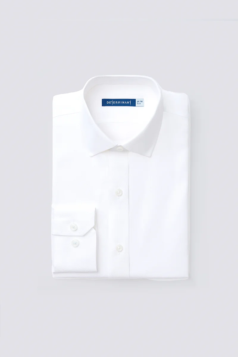 VISDRY™ Dobby Dress Shirt | White WH001Z - Image 10