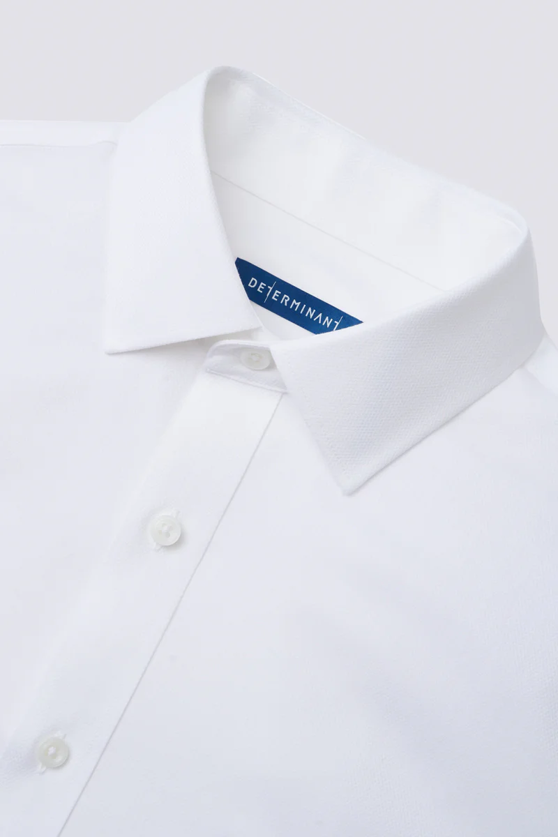 VISDRY™ Dobby Dress Shirt | White WH001Z - Image 6
