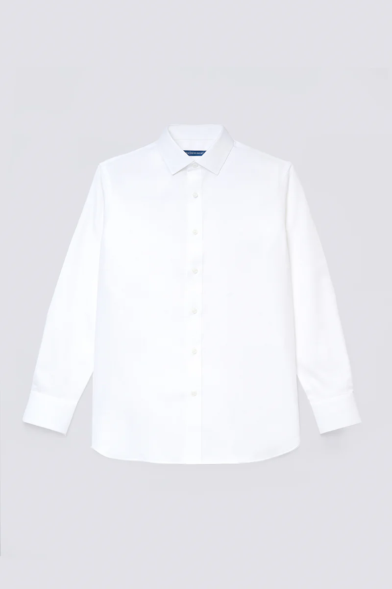 VISDRY™ Dobby Dress Shirt | White WH001Z - Image 9