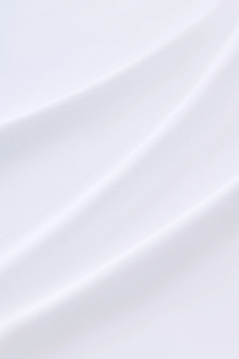 VISDRY™ Pique Contrast Collar Polo | White WH001Z - Image 9