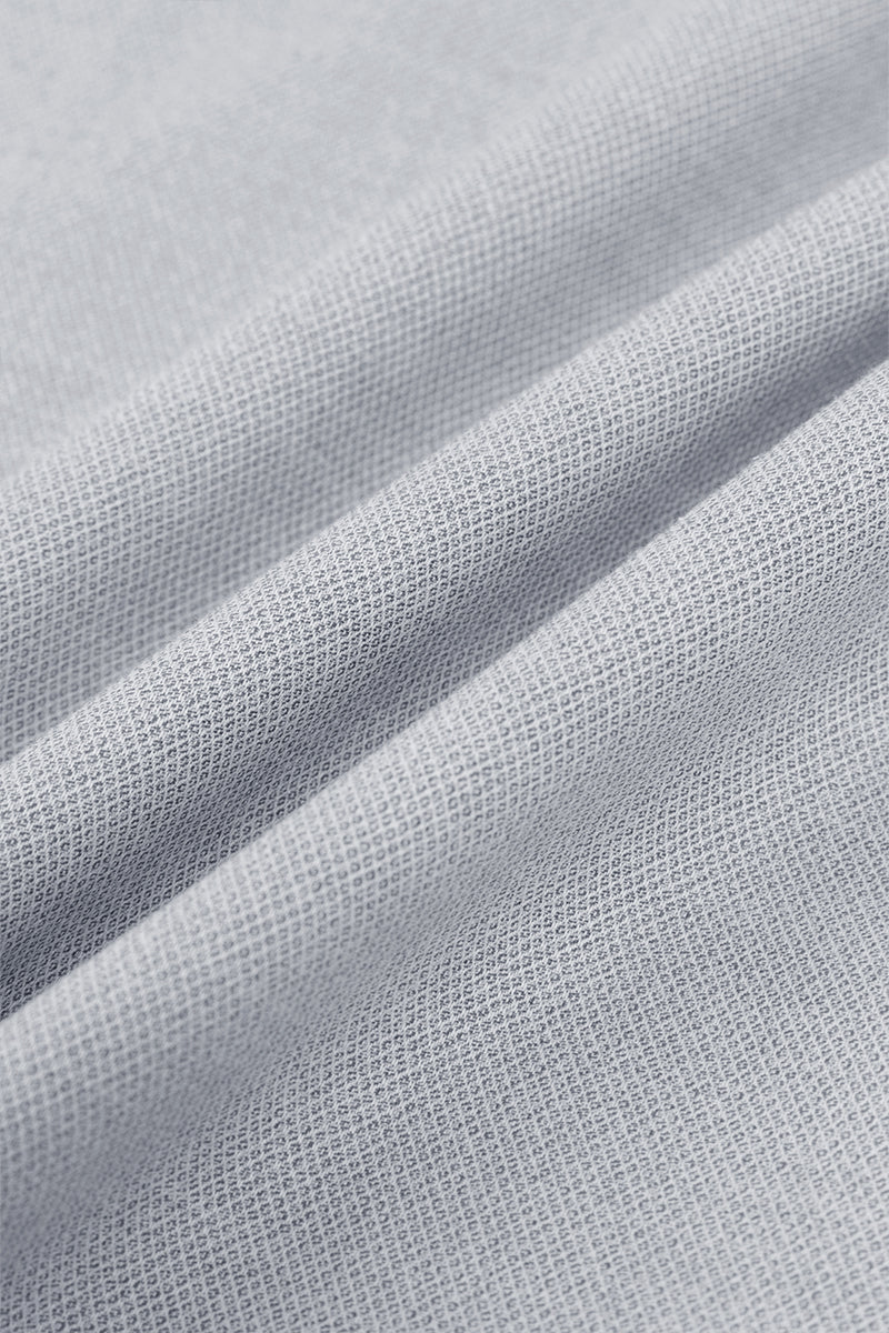 Waterless Dye Button-Down Smart Shirt | Grey 25238N - Image 7