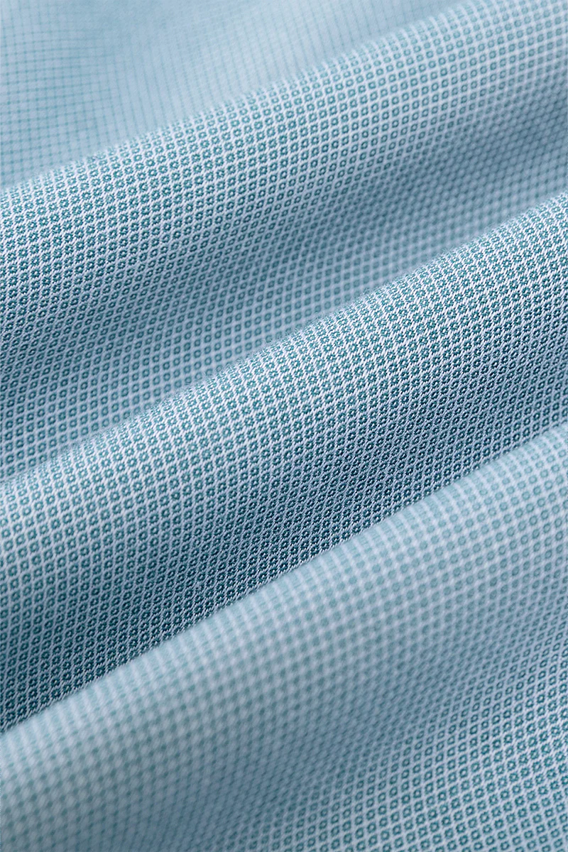 Waterless Dye Button-Down Smart Shirt | Indigo Blue 25239N - Image 12