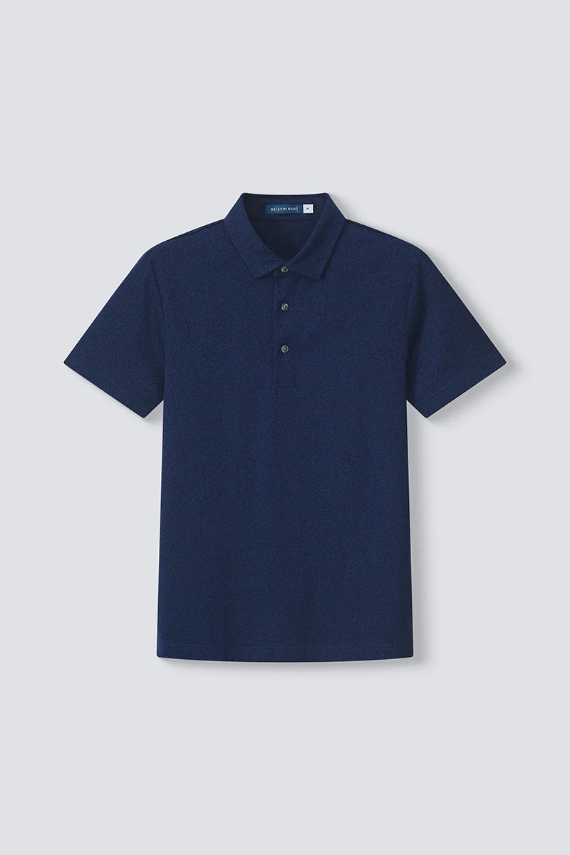 Waterless Dye Jersey Polo | Dark Blue BL3012 - Image 11