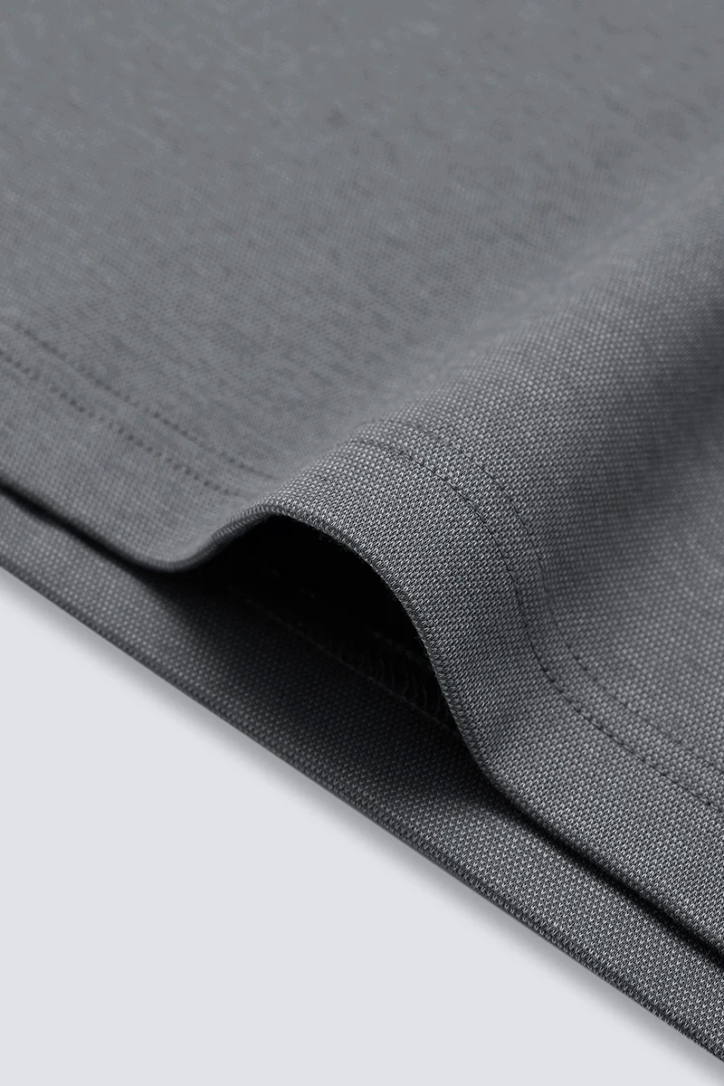 Waterless Dye Long Sleeve Crew Neck T-Shirt | Stone Grey GYYL01 - Image 9