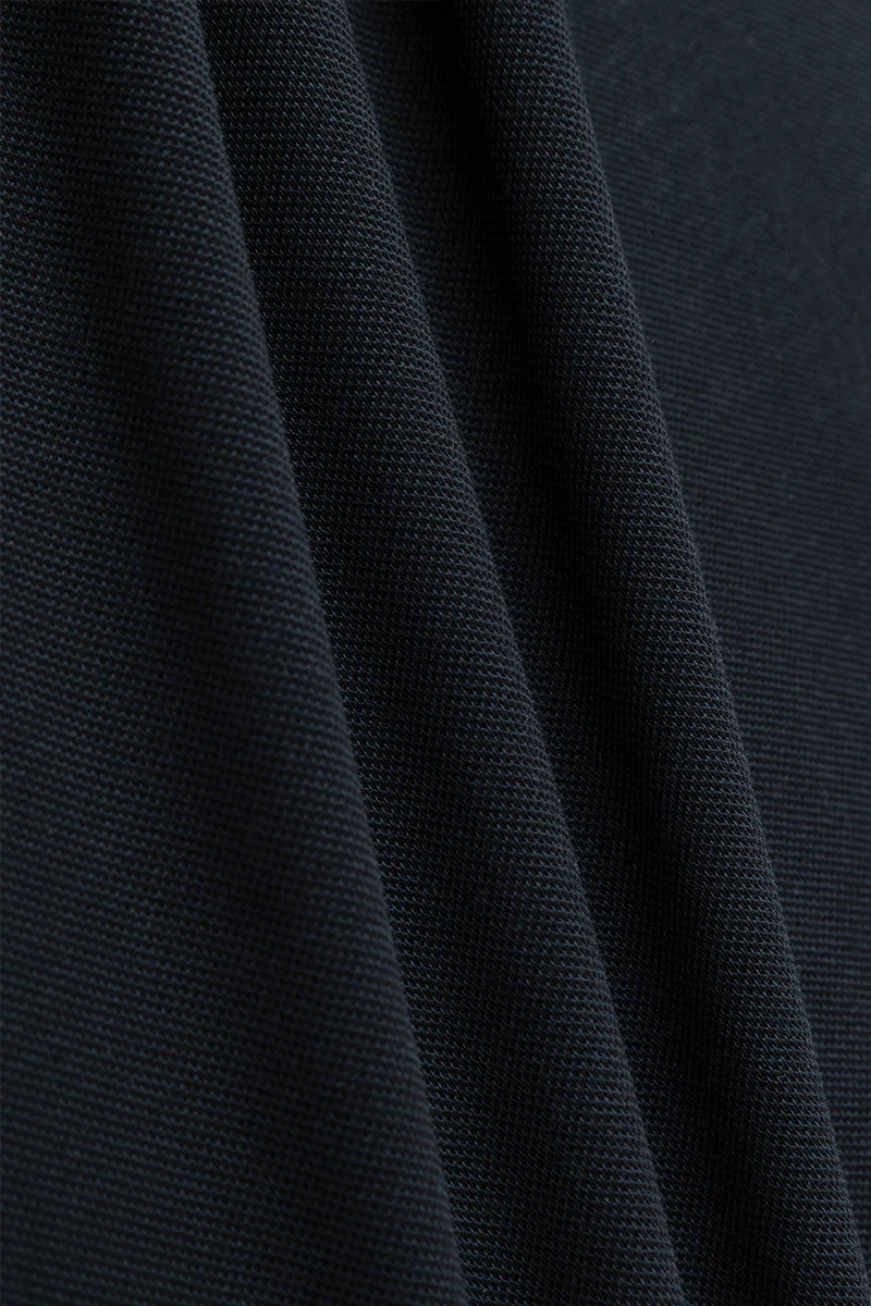 Waterless Dye Pique Polo | Black BKYD01 - Image 10