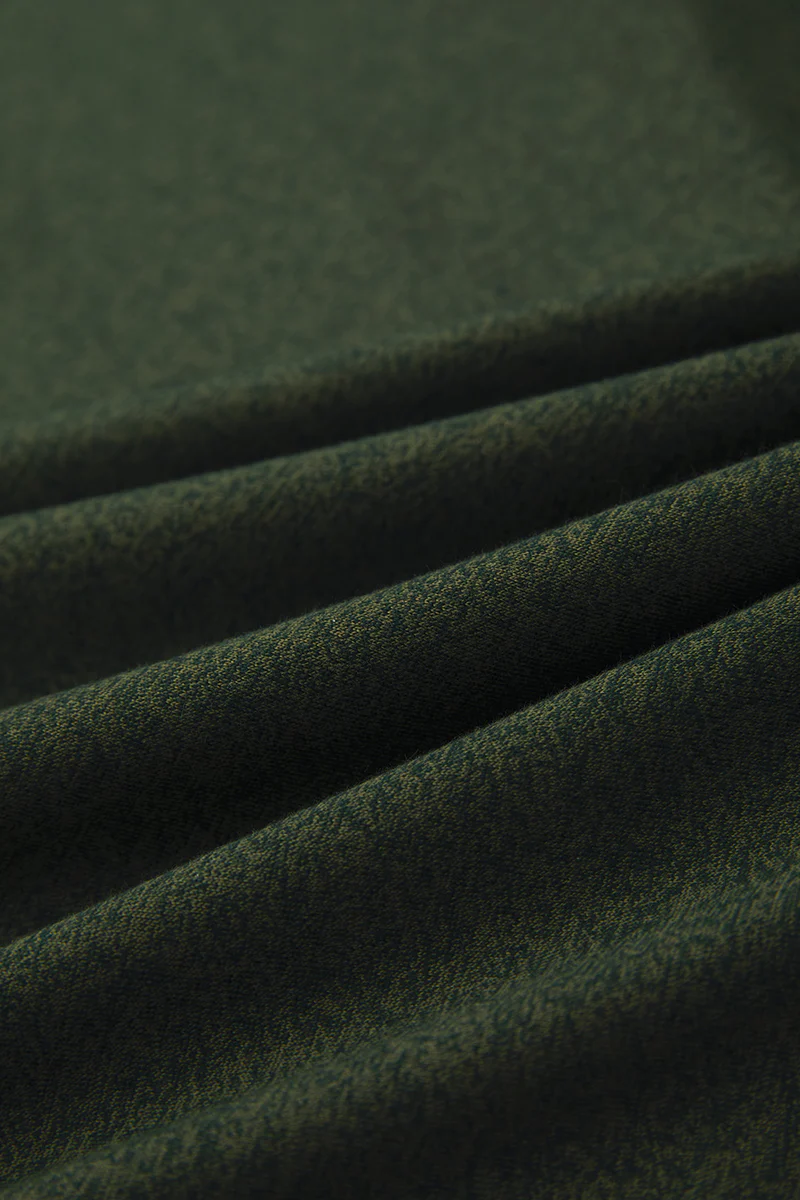 Waterless Dye Relaxed-Fit T-Shirt | Dark Green GN0609 - Image 9