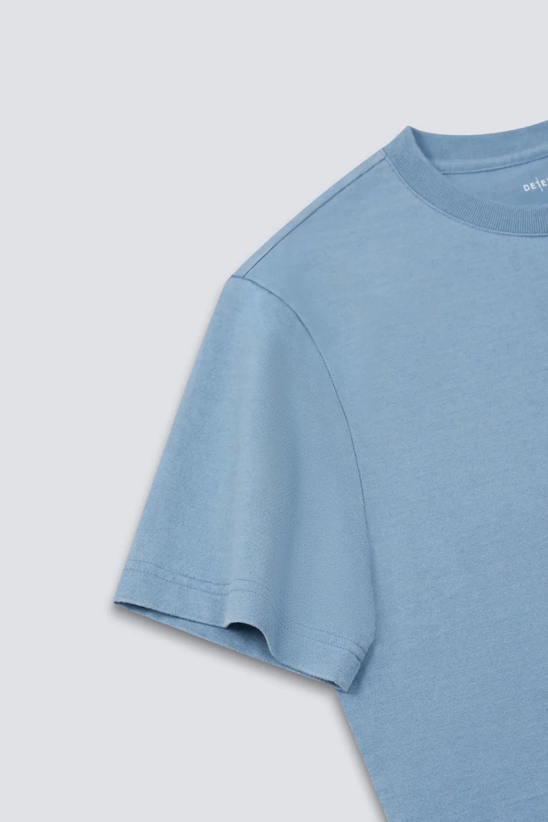 TerraTones Natural Dye Crew Neck T-Shirt | Indigo Blue 12140J - Image 3