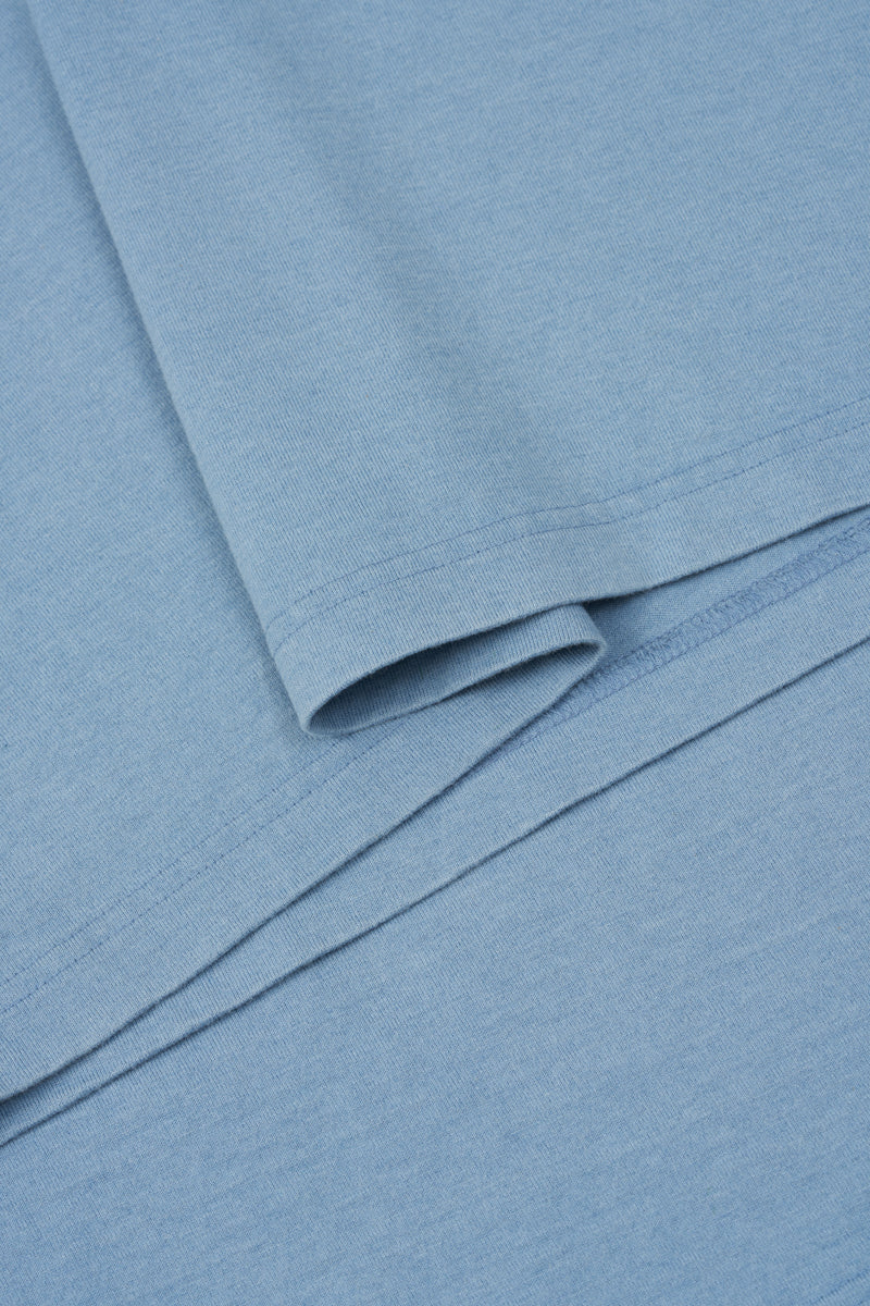 TerraTones Natural Dye Crew Neck T-Shirt | Indigo Blue 12140J - Image 4