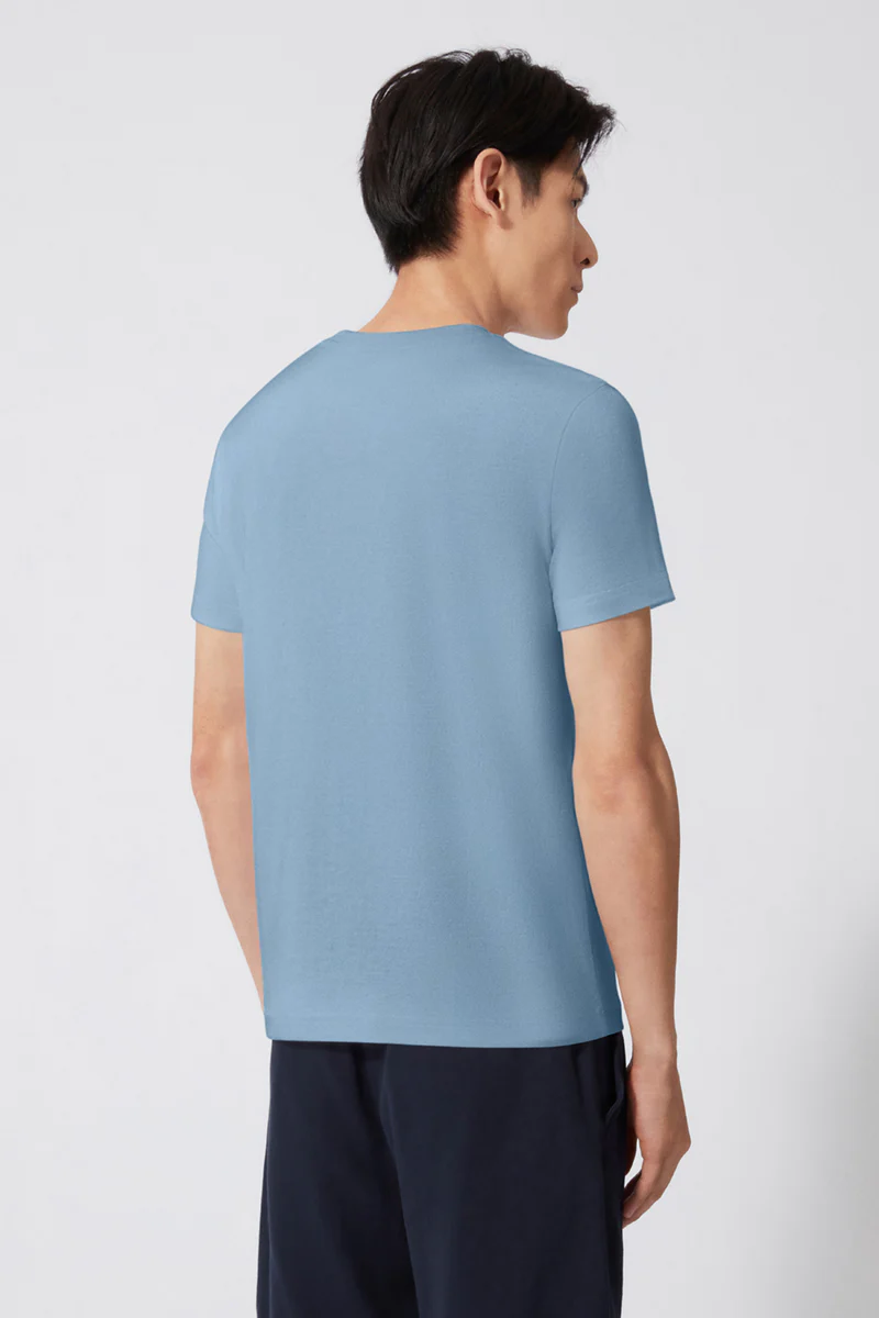 TerraTones Natural Dye Crew Neck T-Shirt | Indigo Blue 12140J - Image 7