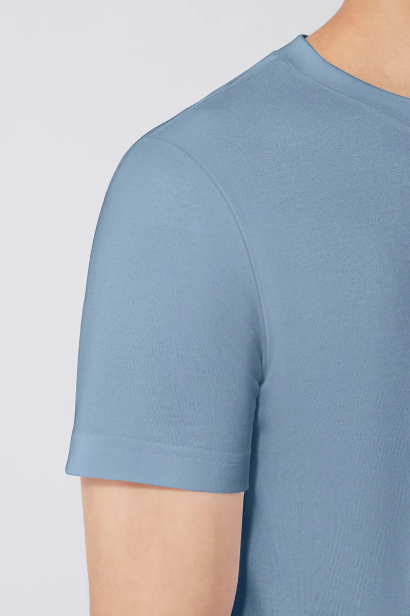 TerraTones Natural Dye Crew Neck T-Shirt | Indigo Blue 12140J - Image 9