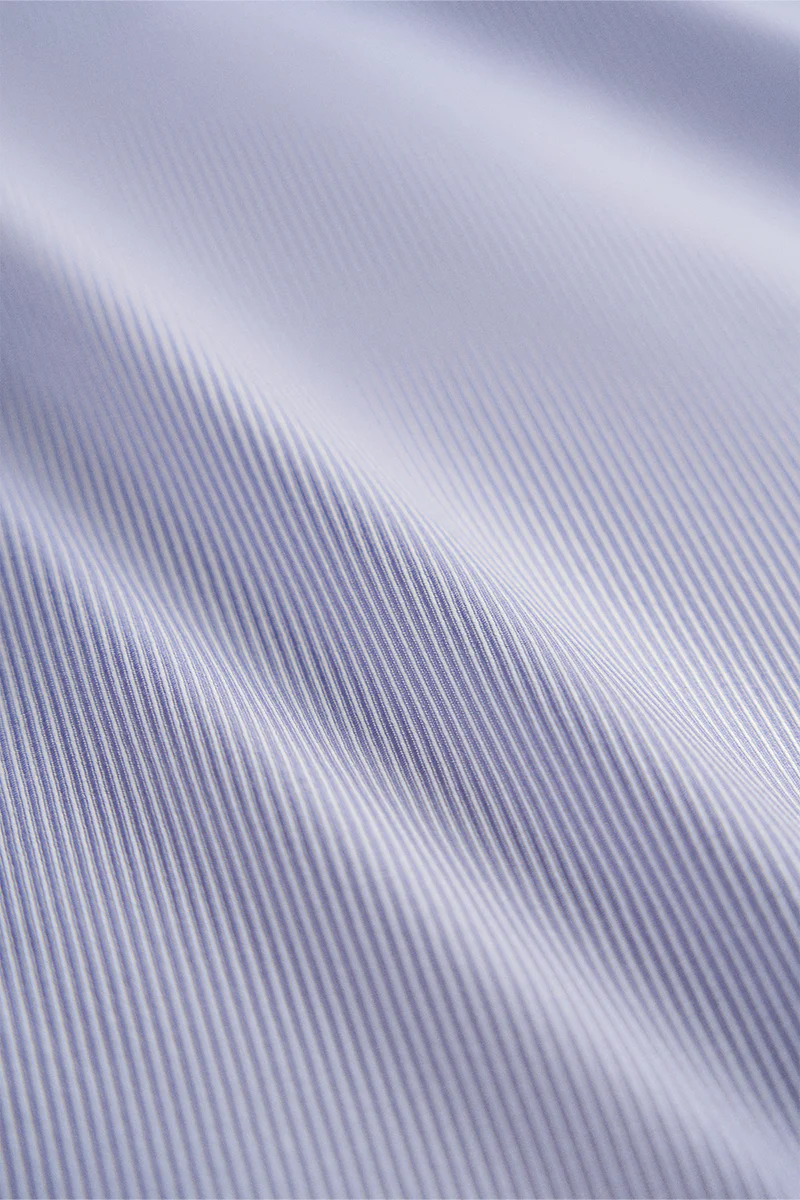 Wrinkle-Free Classic Twill Dress Shirt | Purple 16034N - Image 5