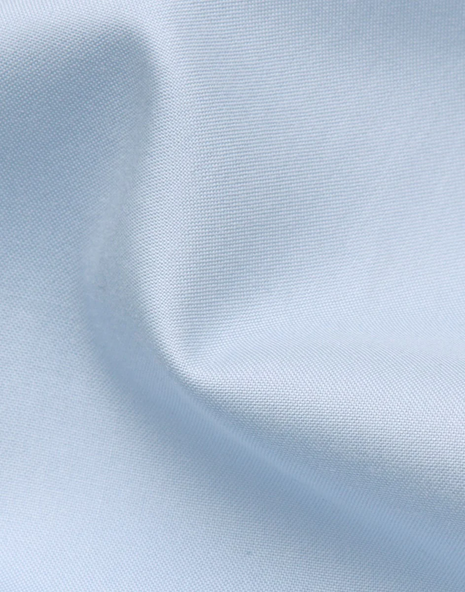 Wrinkle-Free Pinpoint Oxford Dress Shirt | Light Blue 15940P - Image 7