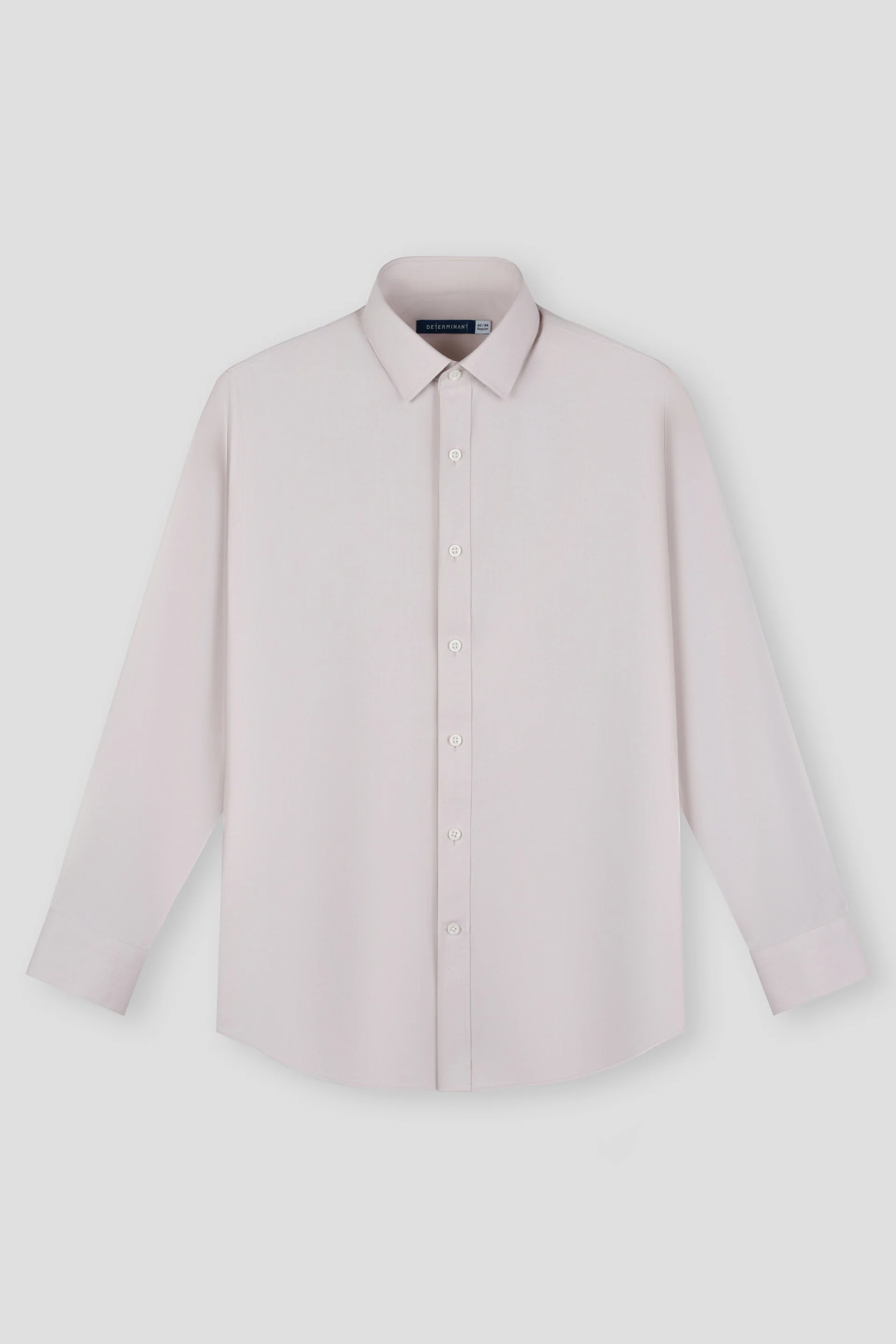 Wrinkle-Free Pinpoint Oxford Dress Shirt | Light Khaki 9048NZ