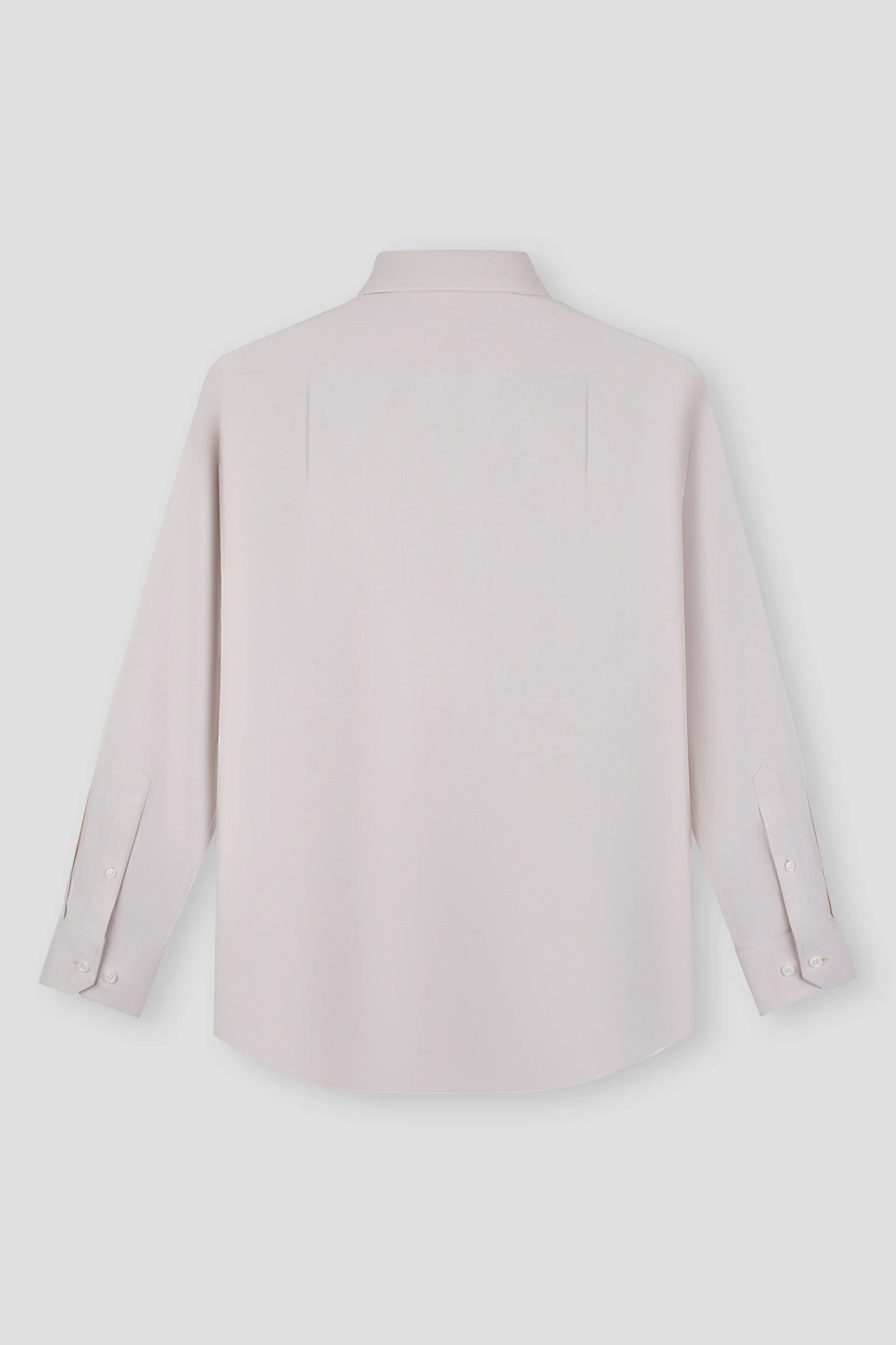 Wrinkle-Free Pinpoint Oxford Dress Shirt | Light Khaki 9048NZ - Image 2