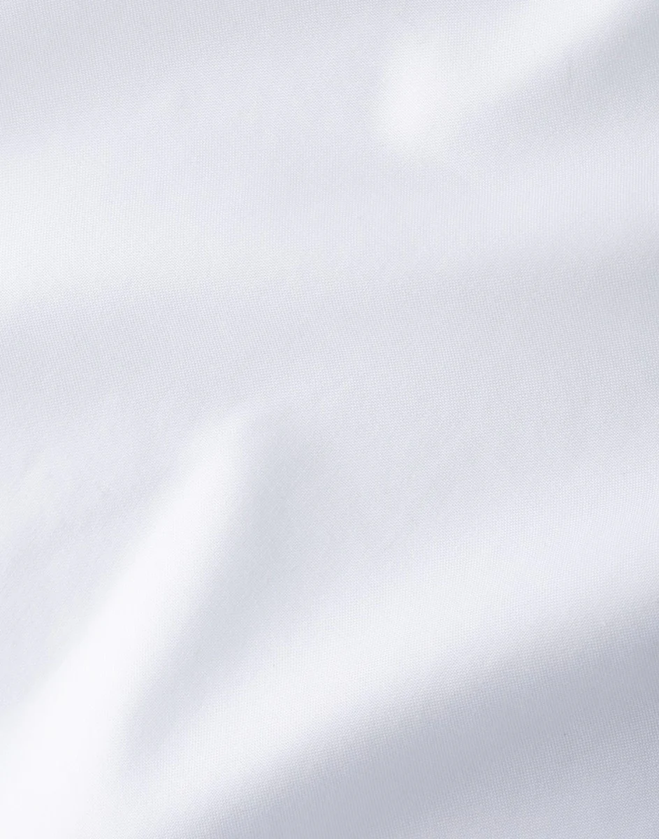 Wrinkle-Free Pinpoint Oxford Dress Shirt | White WH001Z - Image 7