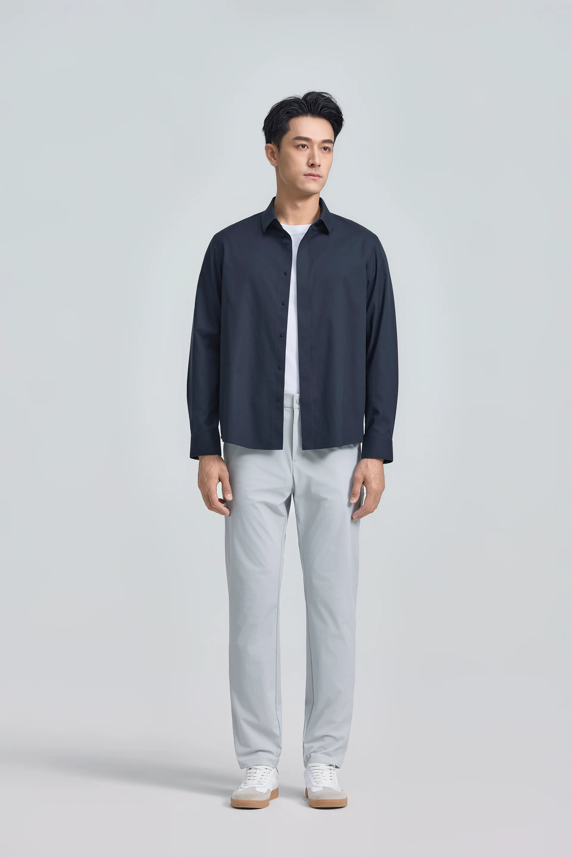 Wrinkle-Free Sharp Shirt | Royal Navy 25416N - Image 5