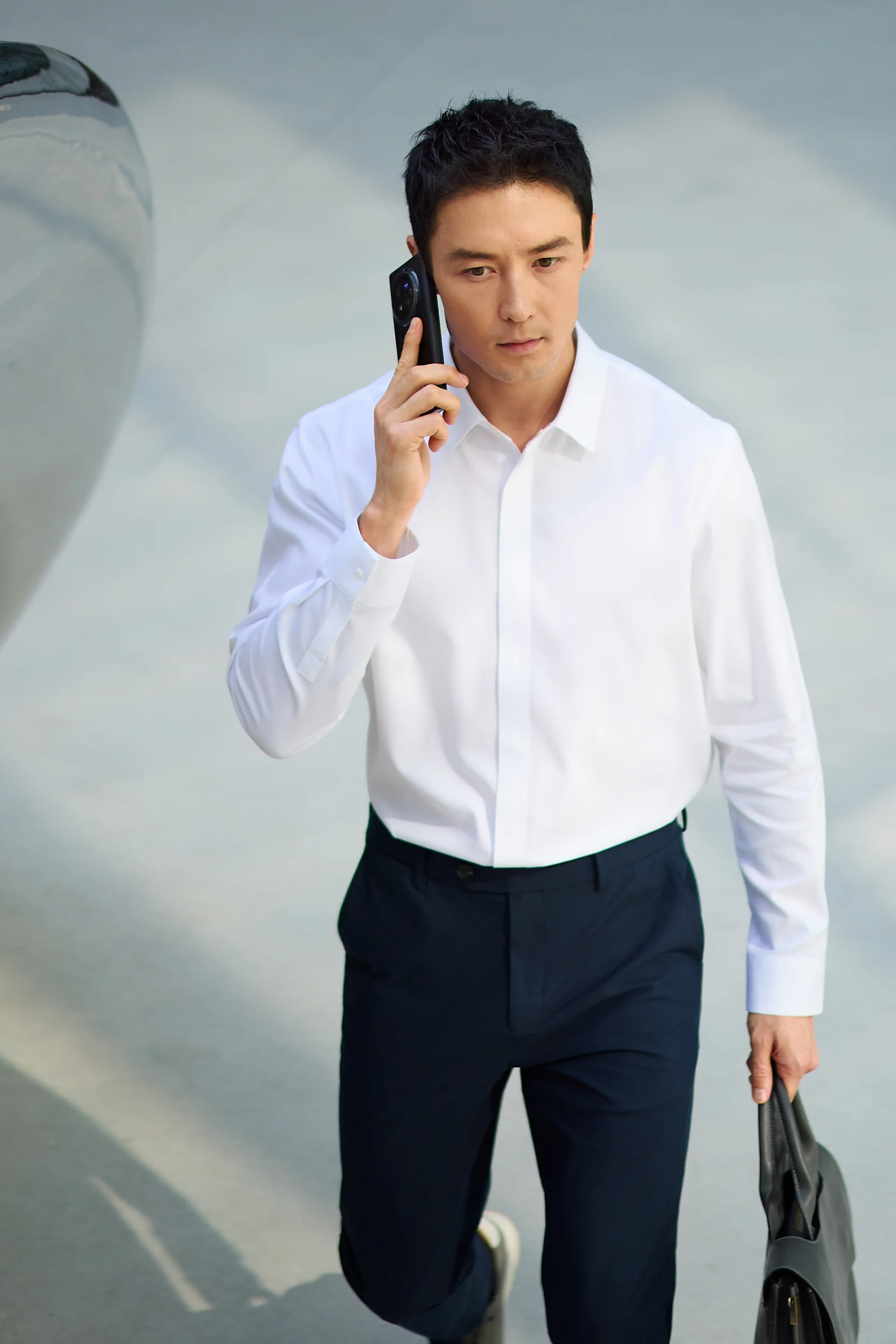 Wrinkle-Free Sharp Shirt | White WH001Z - Image 3