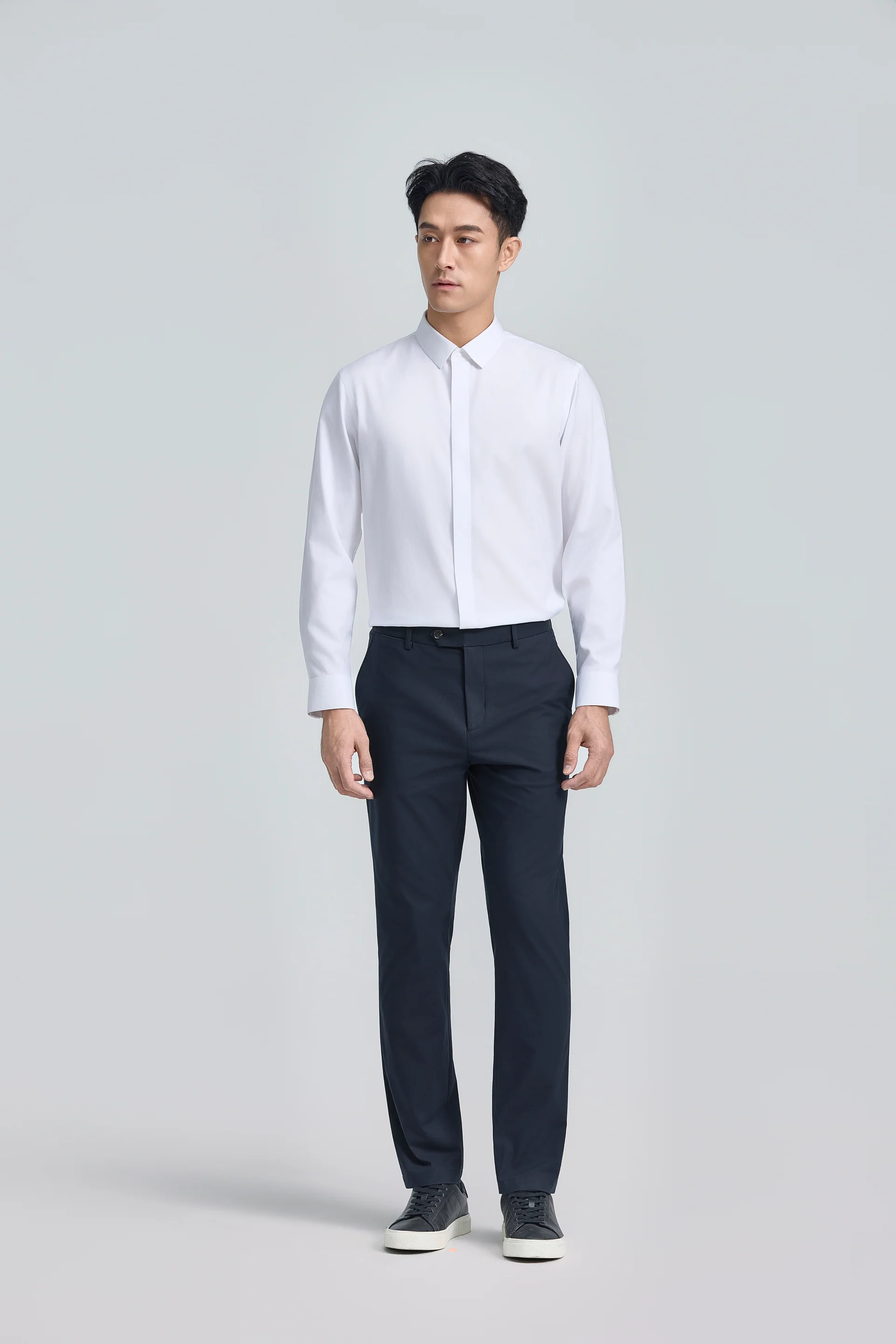 Wrinkle-Free Sharp Shirt | White WH001Z - Image 5