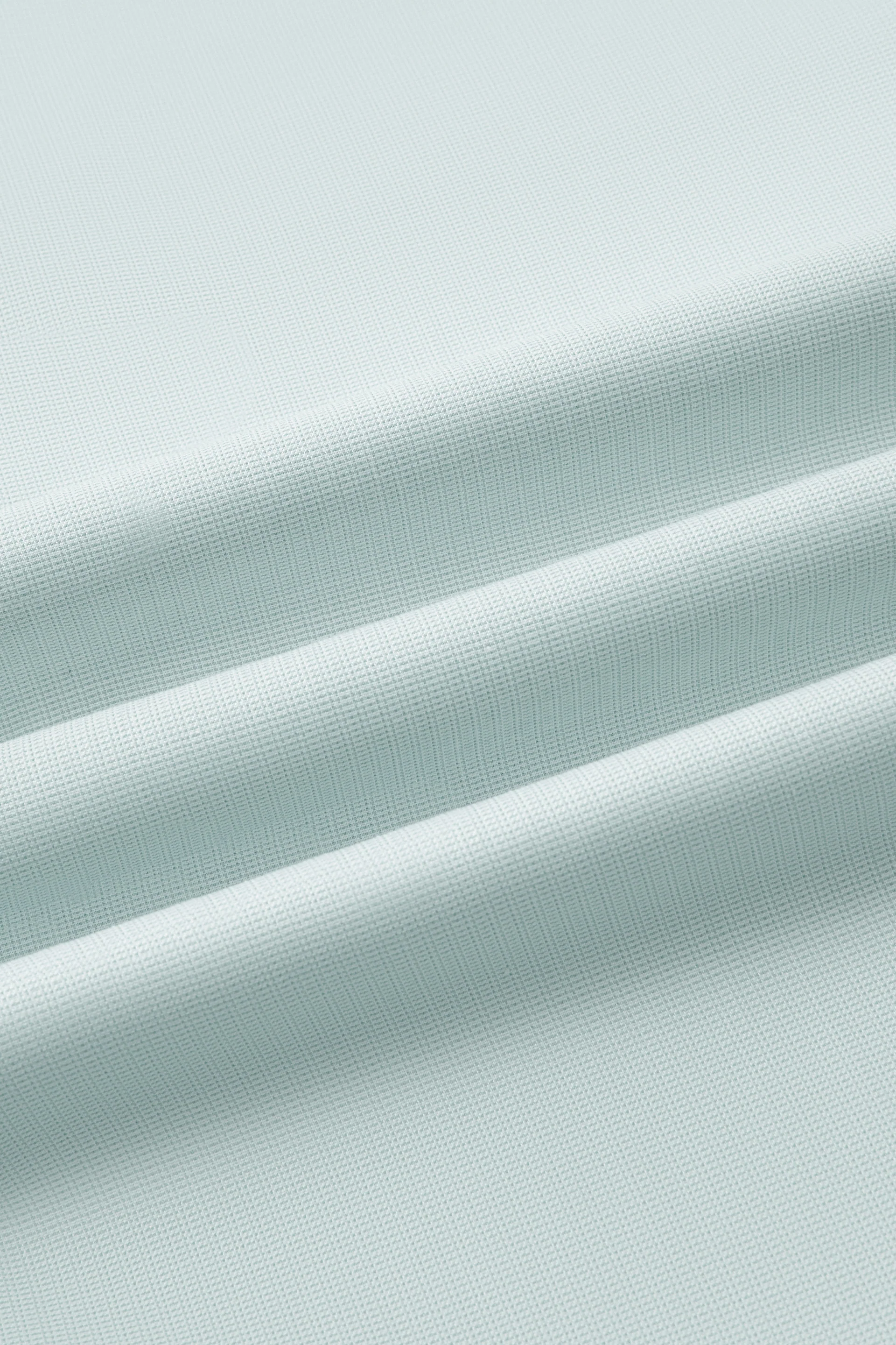 Wrinkle-Free Twill Dress Shirt | Iced Aqua Plain 30030N - Image 7